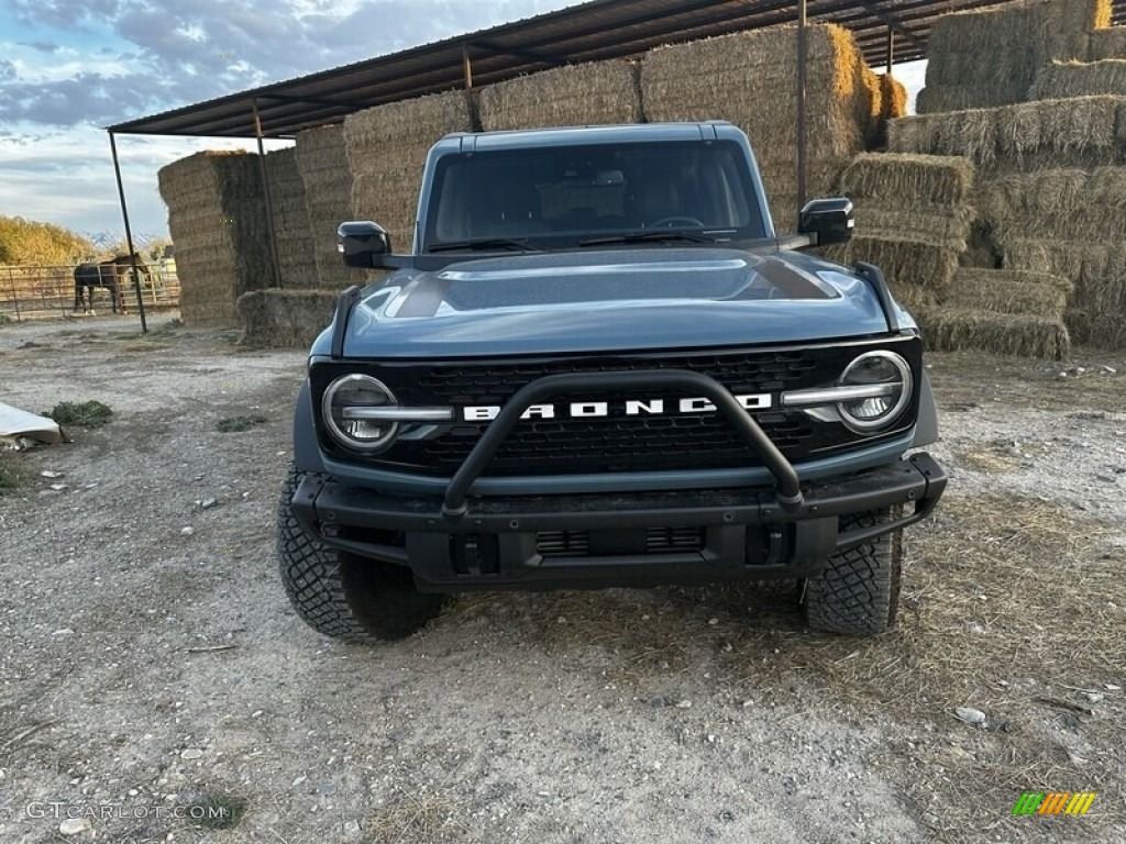 2021 Bronco First Edition 4x4 4-Door - Cactus Gray / Black Onyx photo #2