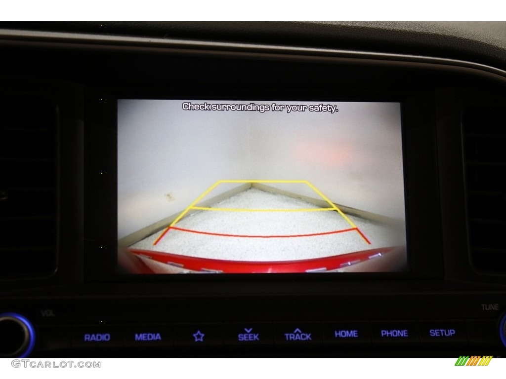 2019 Elantra SEL - Scarlet Red / Gray photo #11