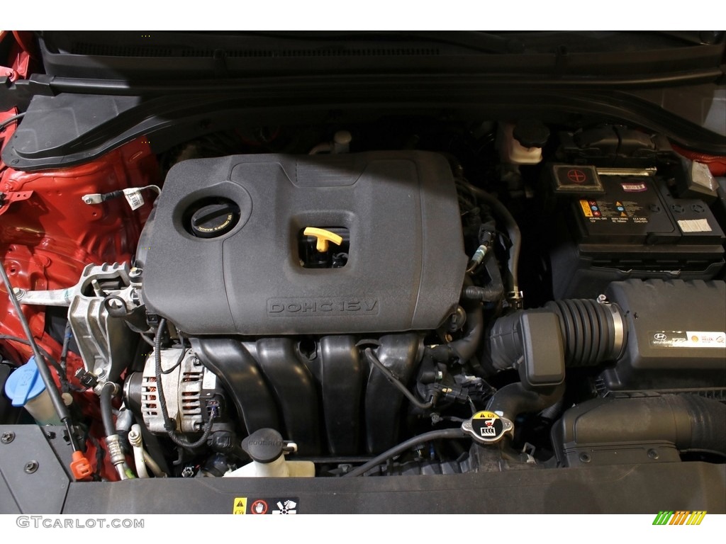 2019 Elantra SEL - Scarlet Red / Gray photo #18