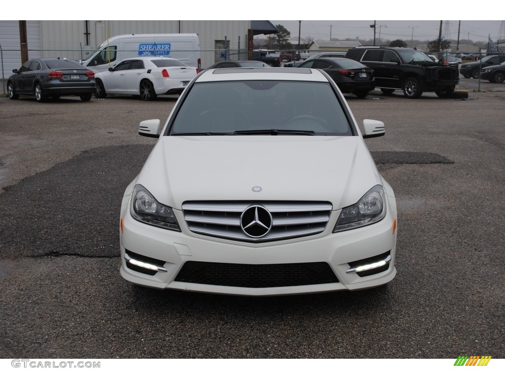 2012 C 250 Sport - Arctic White / Black photo #8