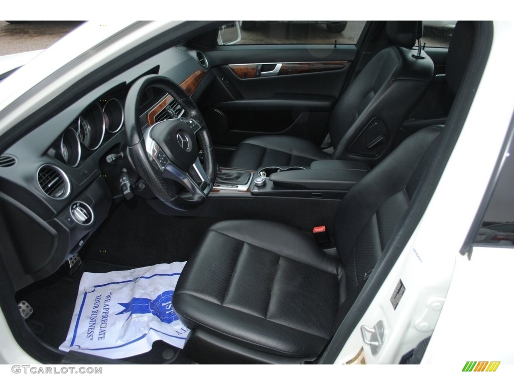 2012 C 250 Sport - Arctic White / Black photo #11