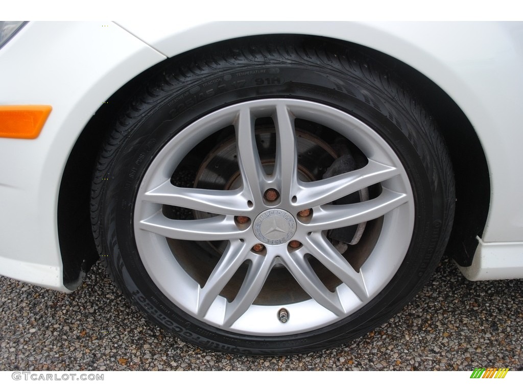 2012 C 250 Sport - Arctic White / Black photo #30