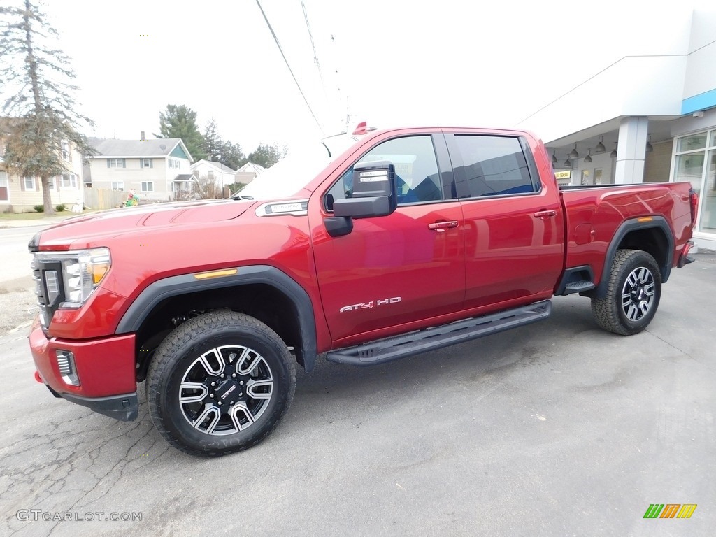 Cayenne Red Tintcoat 2023 GMC Sierra 2500HD AT4 Crew Cab 4x4 Exterior Photo #145288224