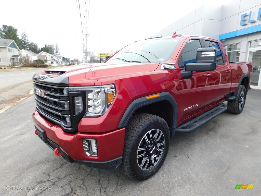 2023 Sierra 2500HD AT4 Crew Cab 4x4 - Cayenne Red Tintcoat / Jet Black w/Kalahari Accents photo #2