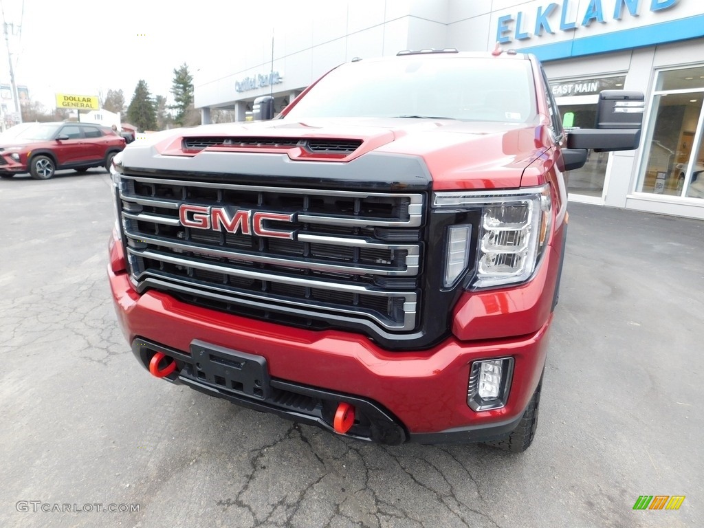 2023 Sierra 2500HD AT4 Crew Cab 4x4 - Cayenne Red Tintcoat / Jet Black w/Kalahari Accents photo #3