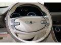 2023 Genesis GV80 Brown/Beige Interior Steering Wheel Photo