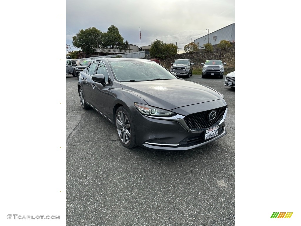 2018 Mazda6 Grand Touring Reserve - Machine Gray Metallic / Black photo #2