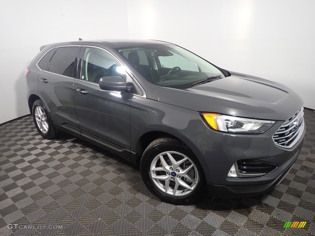 2021 Edge SEL AWD - Lithium Gray / Ebony photo #3