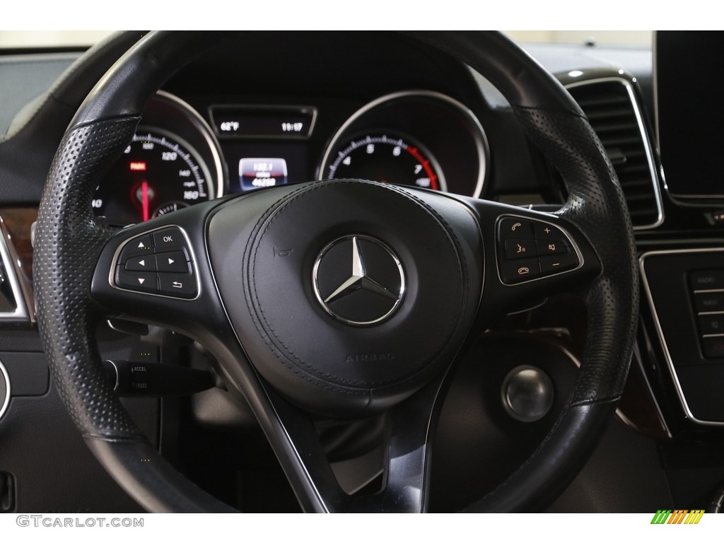 2019 GLS 450 4Matic - Black / Black photo #7
