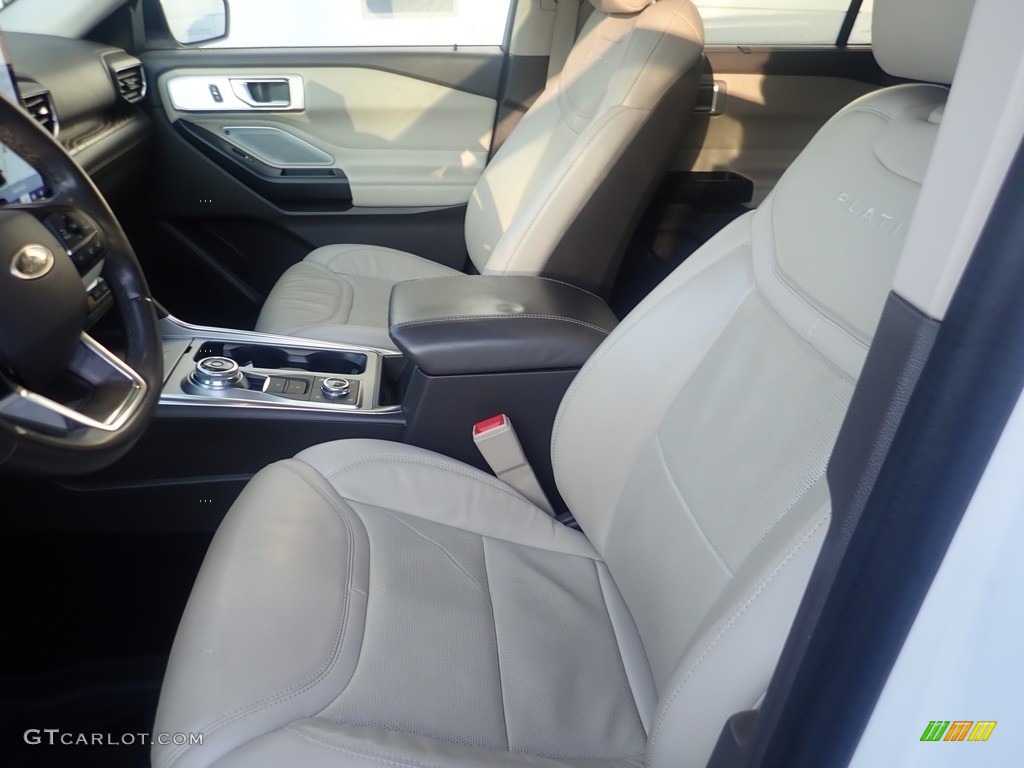 Sandstone Interior 2020 Ford Explorer Platinum 4WD Photo #145291699