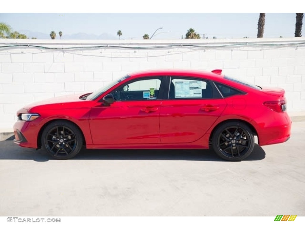 Rallye Red 2023 Honda Civic Sport Sedan Exterior Photo #145293452