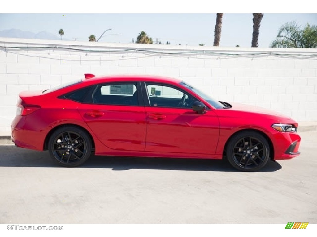 Rallye Red 2023 Honda Civic Sport Sedan Exterior Photo #145293491