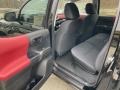 2023 Toyota Tacoma Black/Red Interior Rear Seat Photo