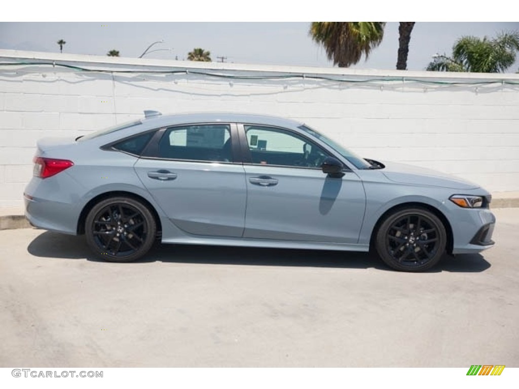 Sonic Gray Pearl 2023 Honda Civic Sport Sedan Exterior Photo #145294748