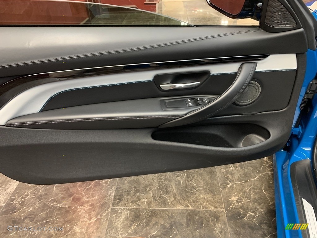 2020 BMW M4 Heritage Edition Coupe Black/Silverstone Door Panel Photo #145294940