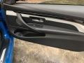 2020 BMW M4 Black/Silverstone Interior Door Panel Photo