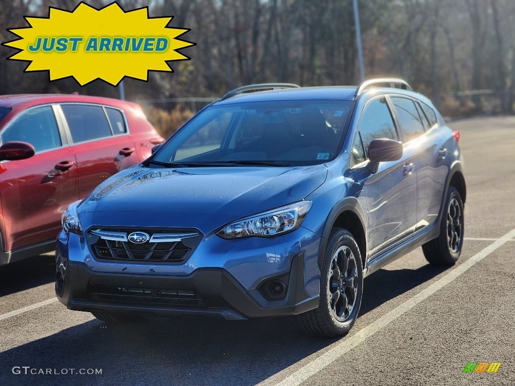 2022 Crosstrek  - Horizon Blue Pearl / Black photo #1