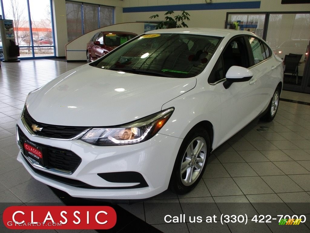 2016 Cruze LT Sedan - Summit White / Jet Black photo #1