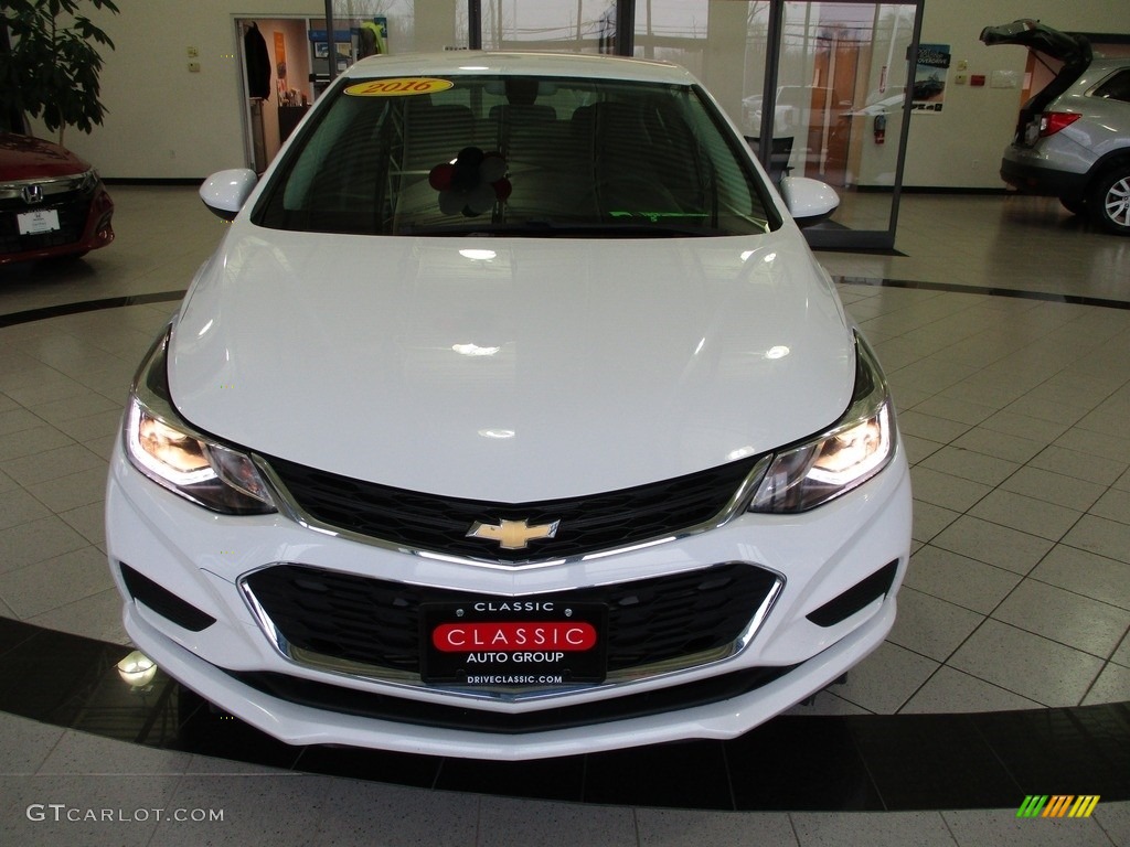 2016 Cruze LT Sedan - Summit White / Jet Black photo #2