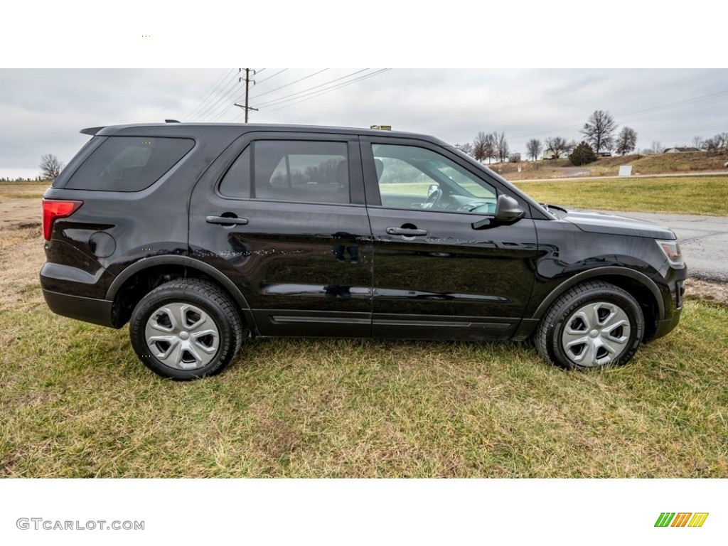 Shadow Black 2017 Ford Explorer Police Interceptor AWD Exterior Photo #145296479