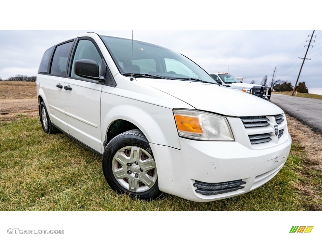 2008 Grand Caravan SE - Stone White / Dark Slate/Light Shale photo #1