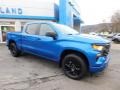 Glacier Blue Metallic - Silverado 1500 Custom Crew Cab 4x4 Photo No. 6
