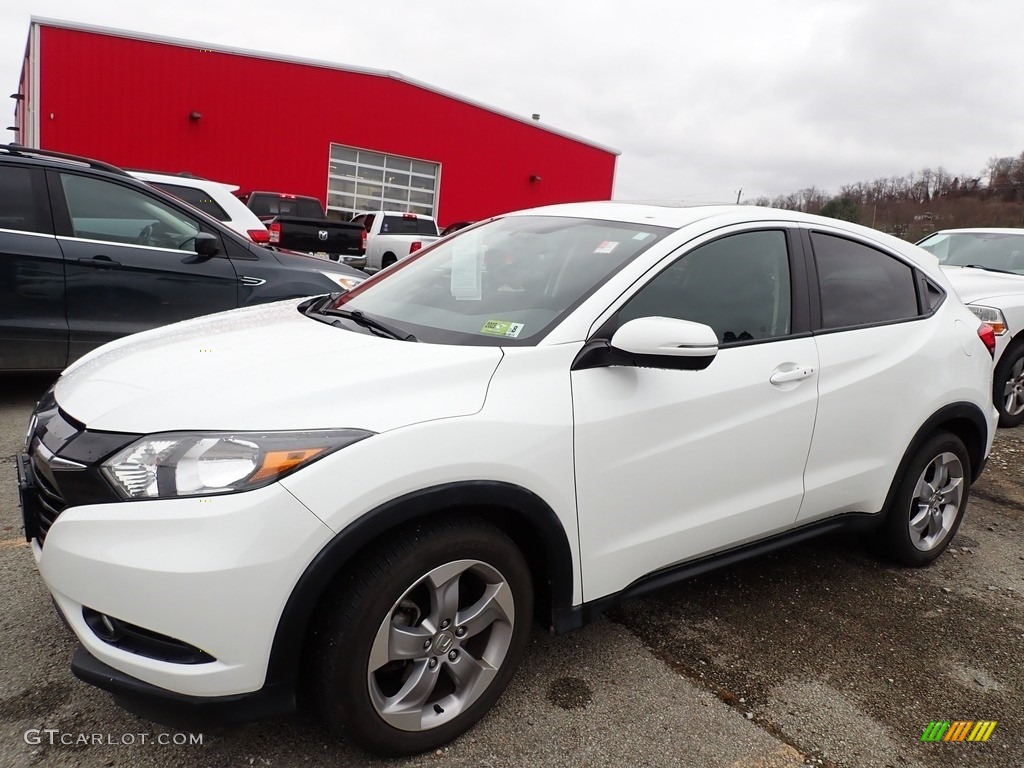 2017 HR-V EX - White Orchid Pearl / Gray photo #1