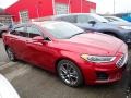 2019 Ruby Red Ford Fusion SEL  photo #4