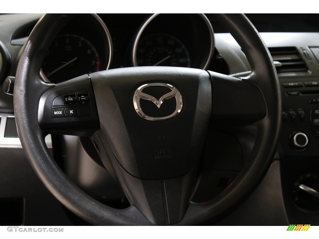 2013 MAZDA3 i SV 4 Door - Black Mica / Black photo #7