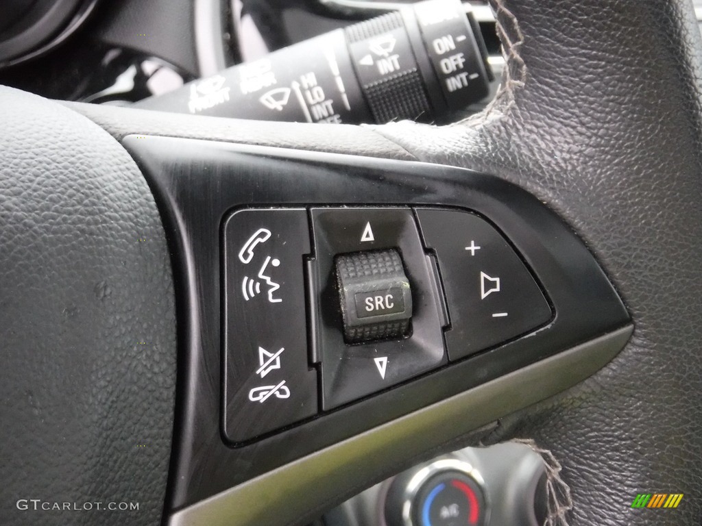 2019 Chevrolet Spark LT Jet Black/­Dark Anderson Silver Metallic Steering Wheel Photo #145299708