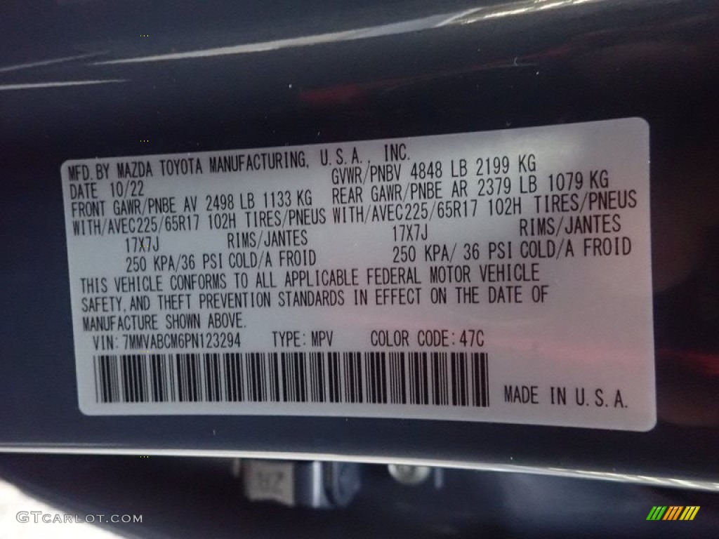 2023 CX-50 Color Code 47C for Polymetal Gray Metallic Photo #145301442