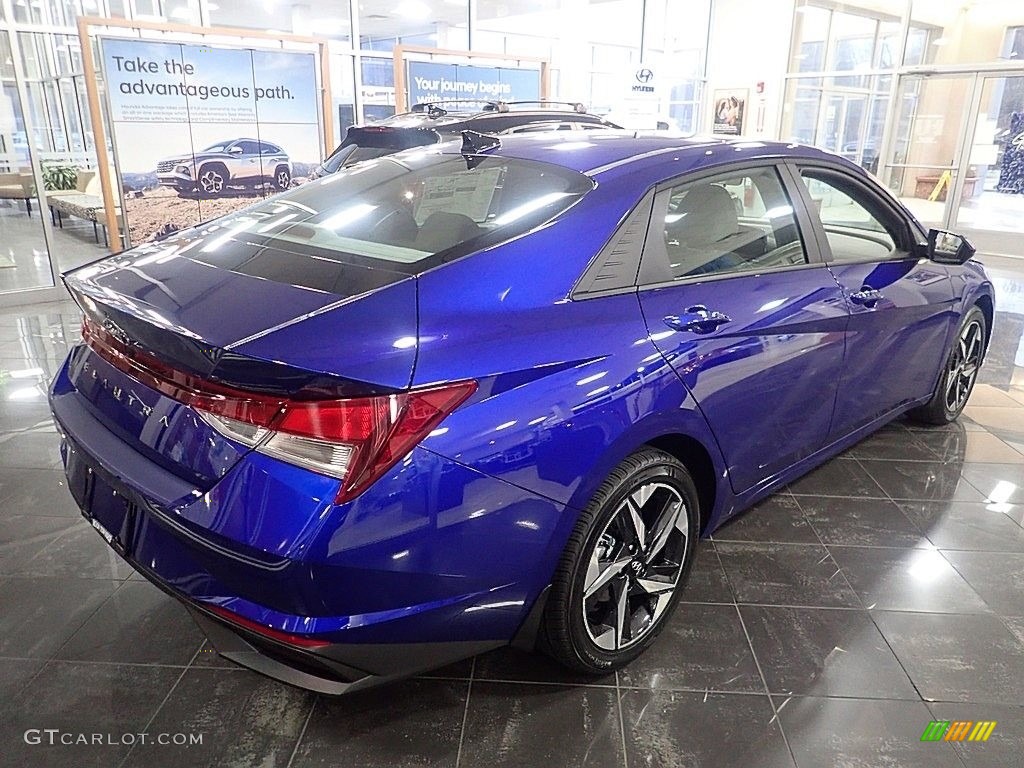 2023 Elantra SEL - Intense Blue / Medium Gray photo #2