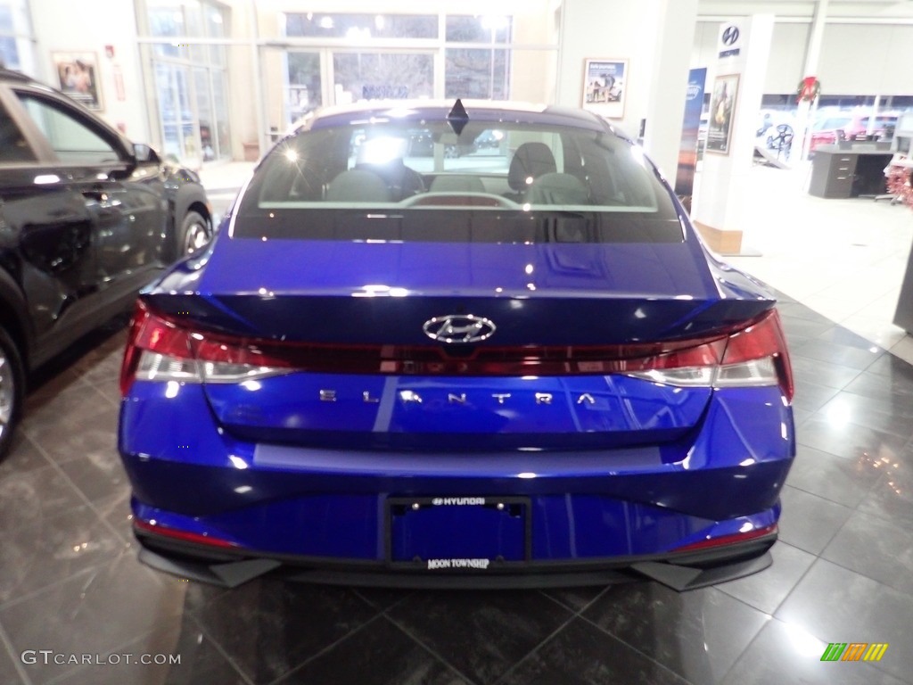 2023 Elantra SEL - Intense Blue / Medium Gray photo #4