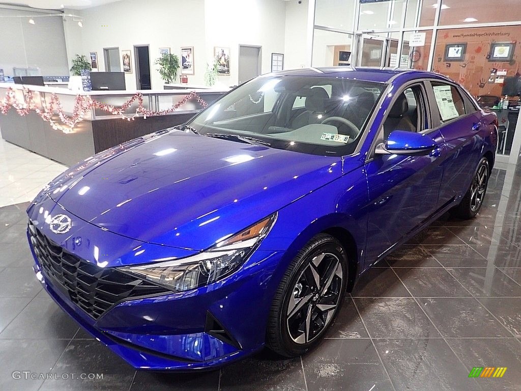 2023 Elantra SEL - Intense Blue / Medium Gray photo #6