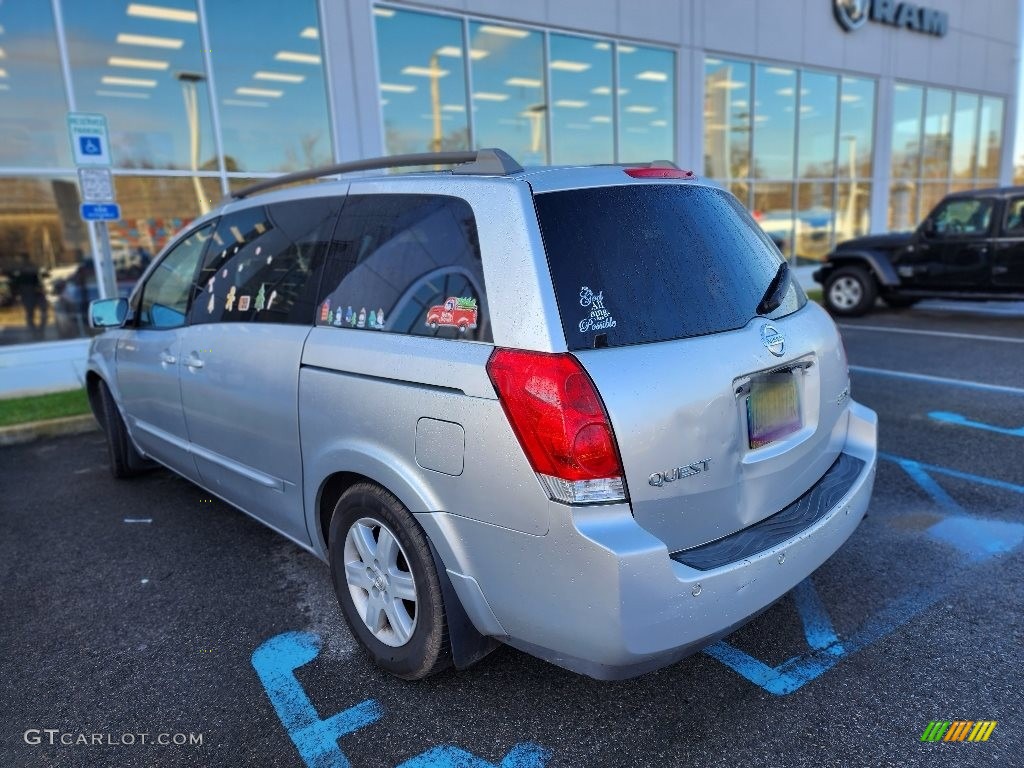 2005 Quest 3.5 SL - Silver Mist Metallic / Gray photo #6