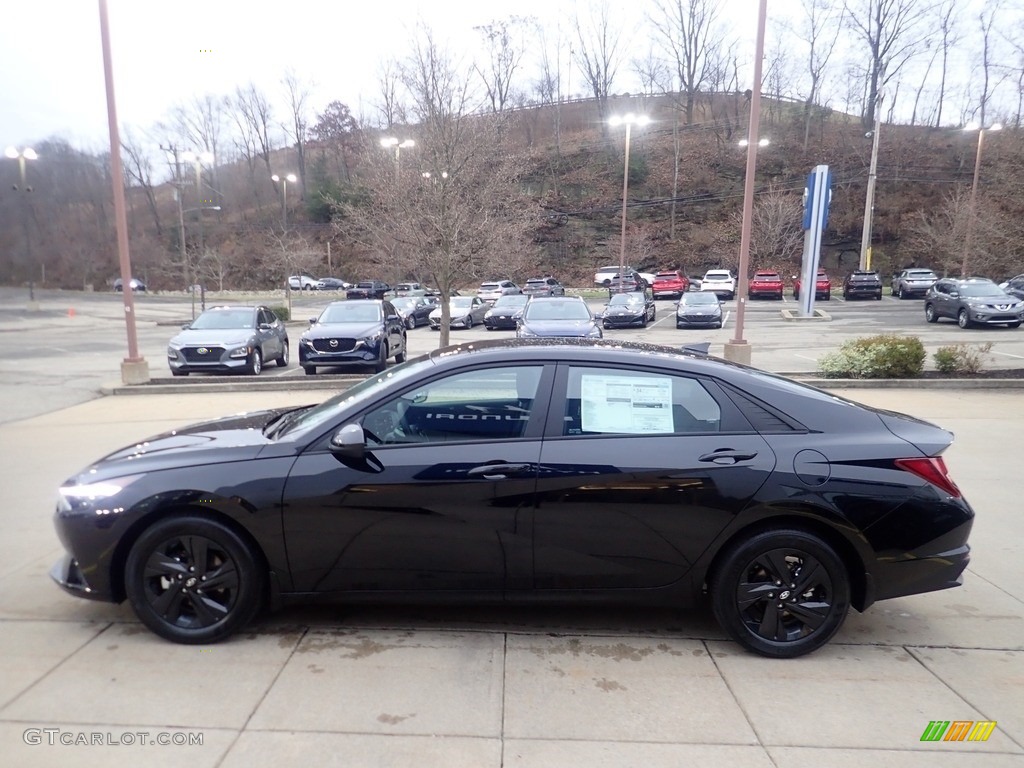 2023 Elantra SEL - Phantom Black / Black photo #6