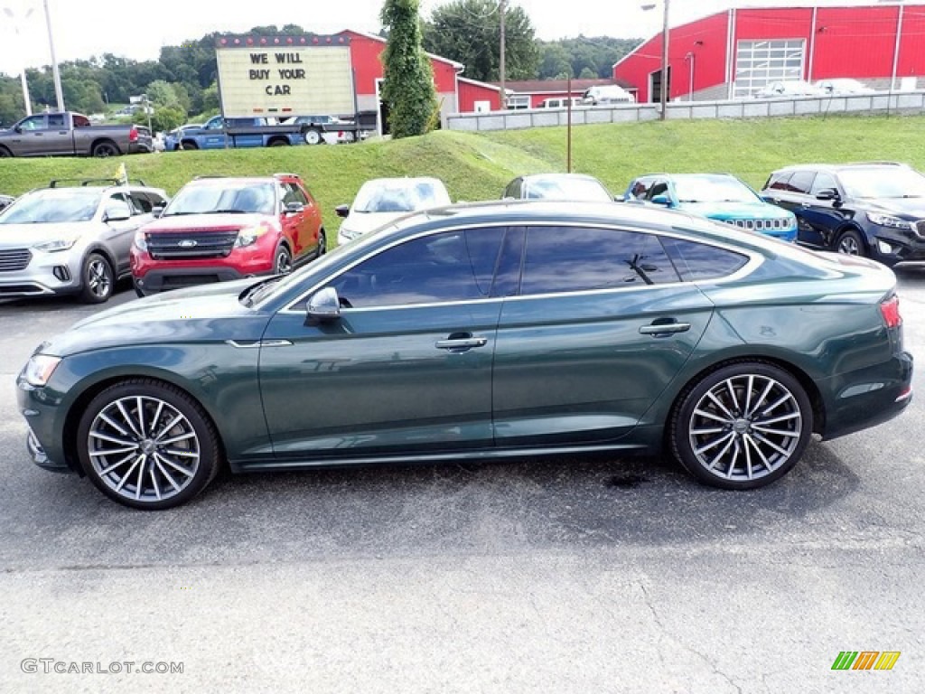 Gotland Green Metallic 2018 Audi A5 Sportback Prestige quattro Exterior Photo #145303224
