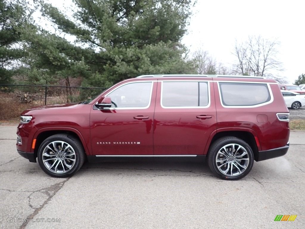 Velvet Red Pearl 2022 Jeep Grand Wagoneer Series III 4x4 Exterior Photo #145303407