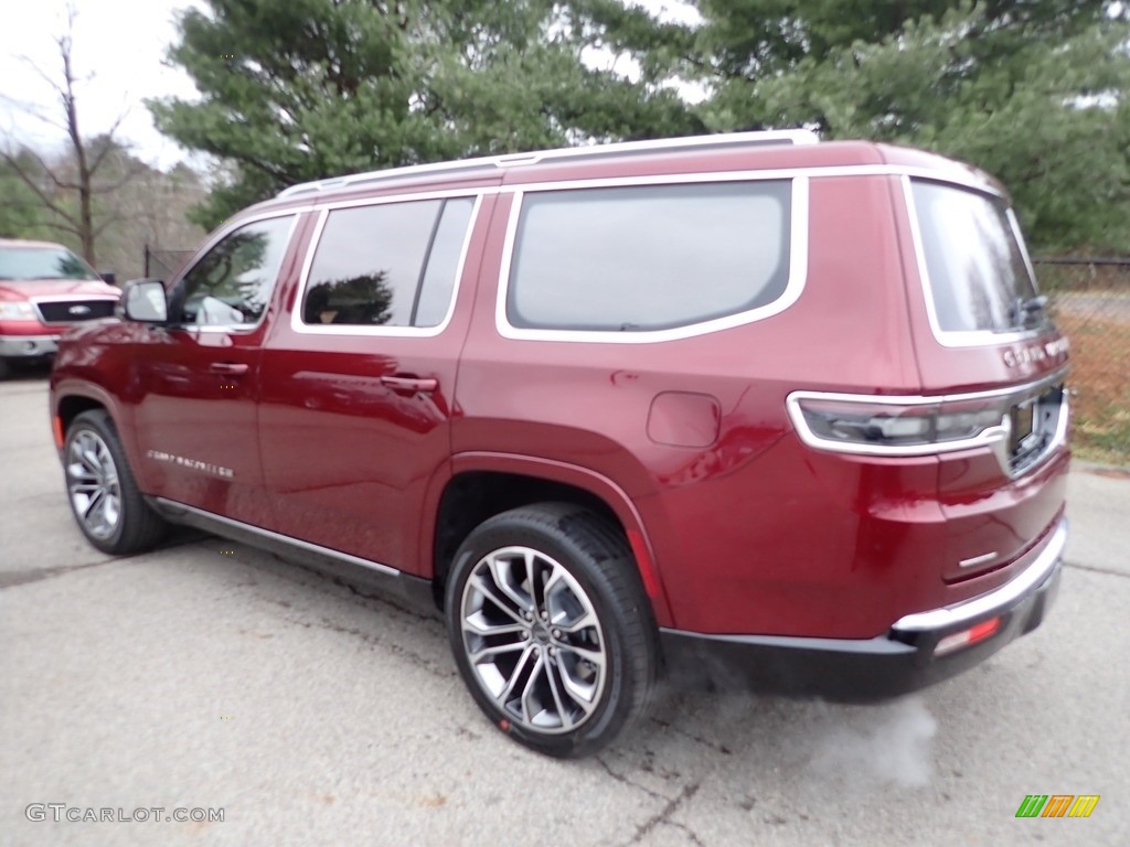 2022 Grand Wagoneer Series III 4x4 - Velvet Red Pearl / Global Black photo #3