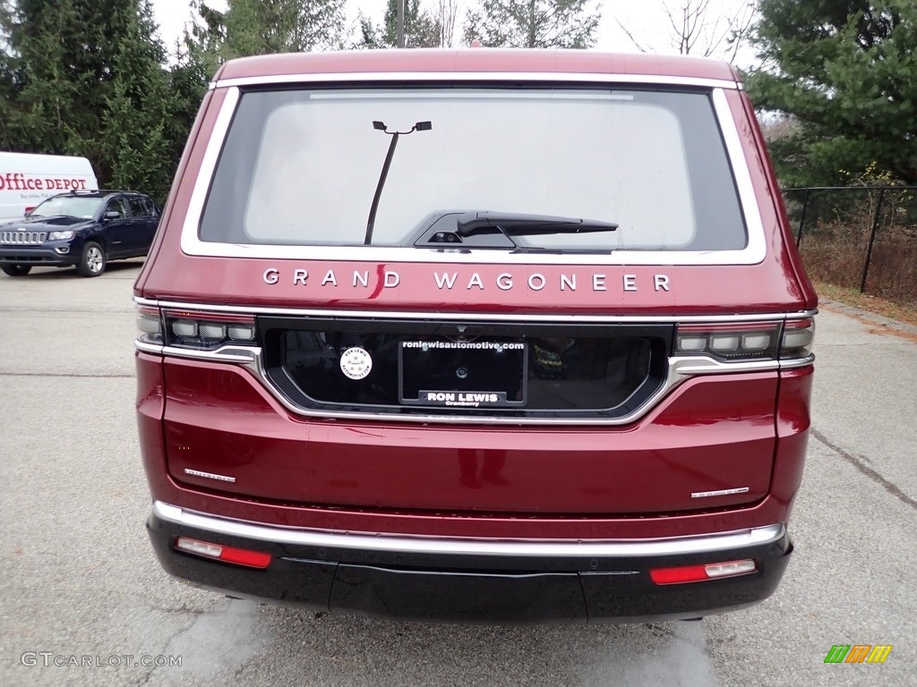 2022 Grand Wagoneer Series III 4x4 - Velvet Red Pearl / Global Black photo #4