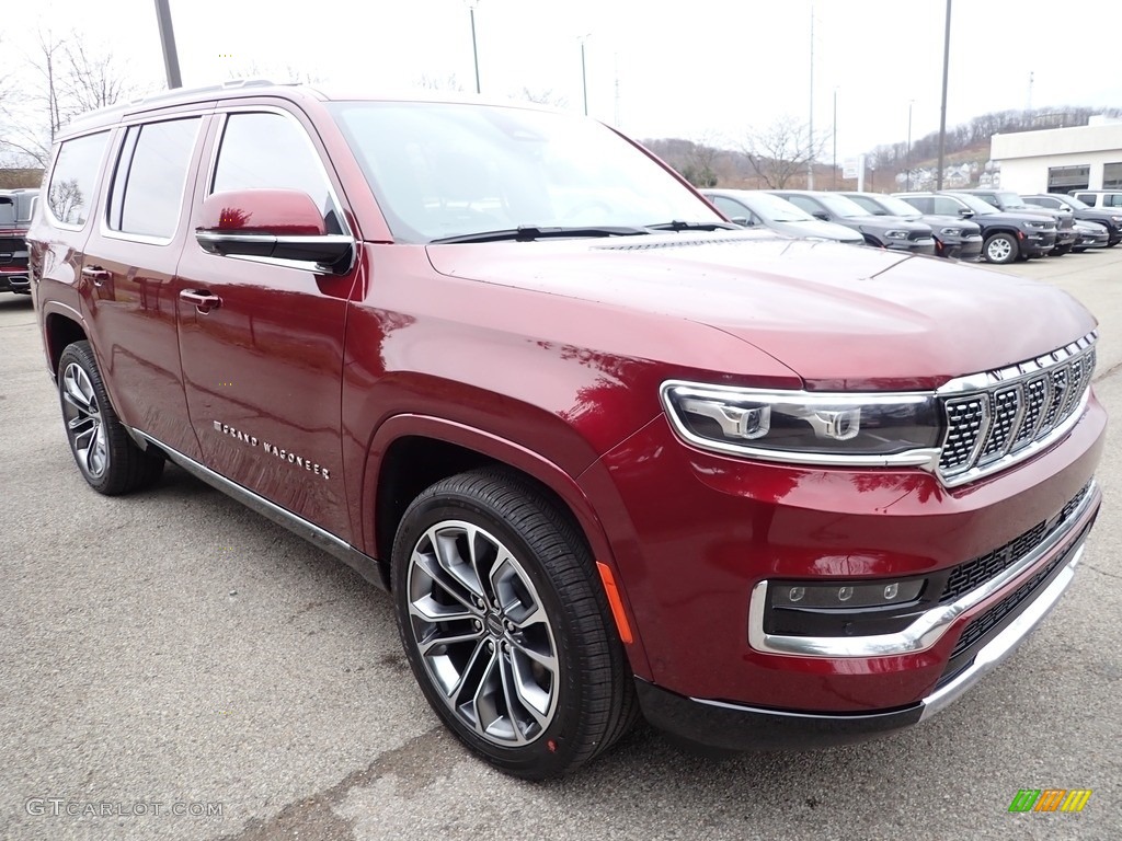 2022 Grand Wagoneer Series III 4x4 - Velvet Red Pearl / Global Black photo #7