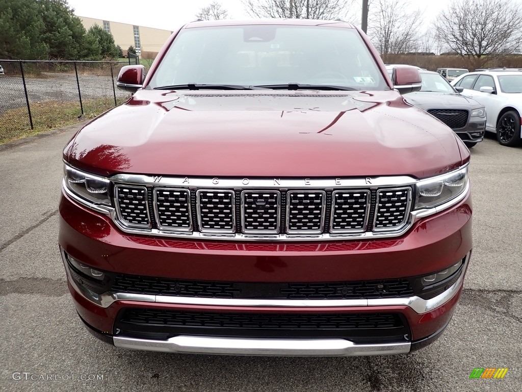 2022 Grand Wagoneer Series III 4x4 - Velvet Red Pearl / Global Black photo #8