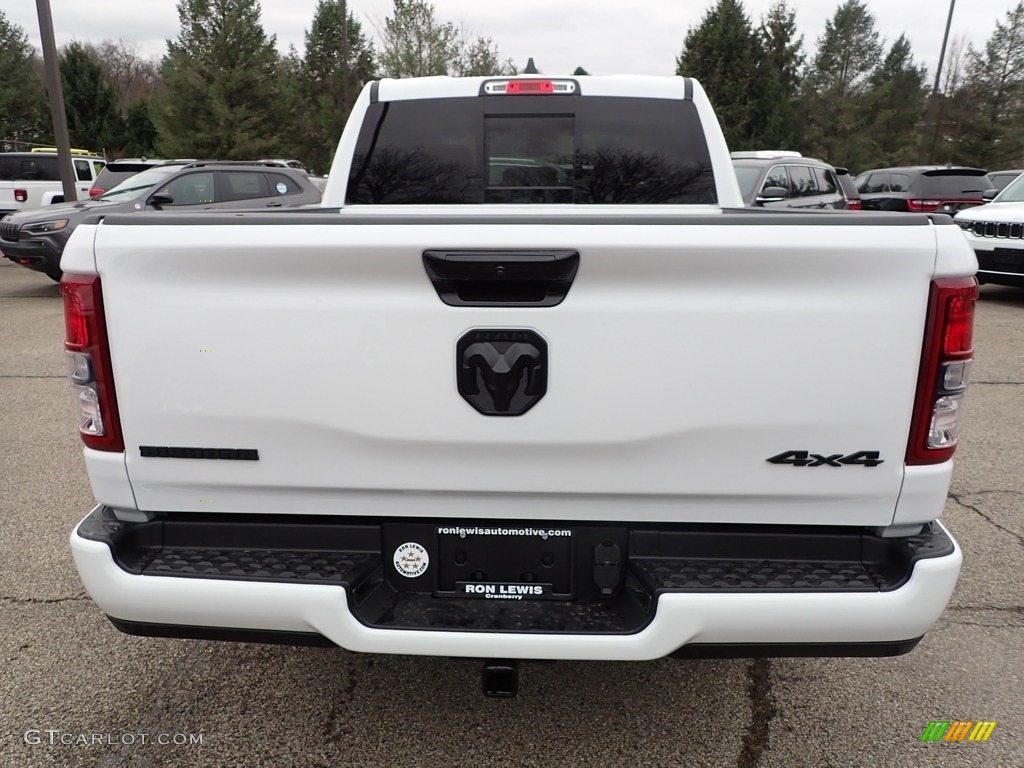 2023 1500 Big Horn Night Edition Crew Cab 4x4 - Bright White / Black photo #6