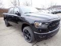 Front 3/4 View of 2023 1500 Big Horn Night Edition Crew Cab 4x4