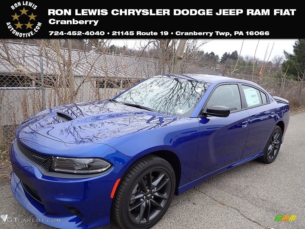 2022 Charger GT AWD - Indigo Blue / Black photo #1