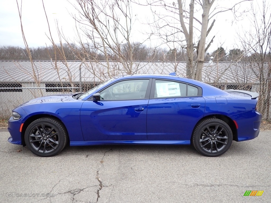 Indigo Blue 2022 Dodge Charger GT AWD Exterior Photo #145304370