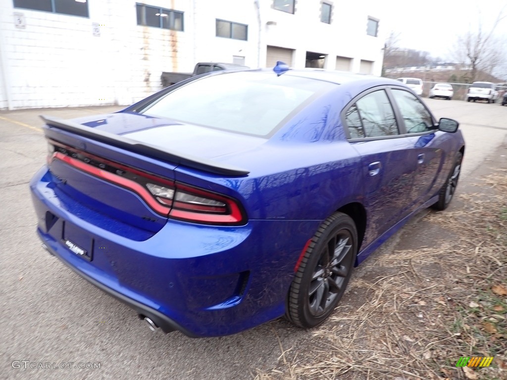 2022 Charger GT AWD - Indigo Blue / Black photo #5
