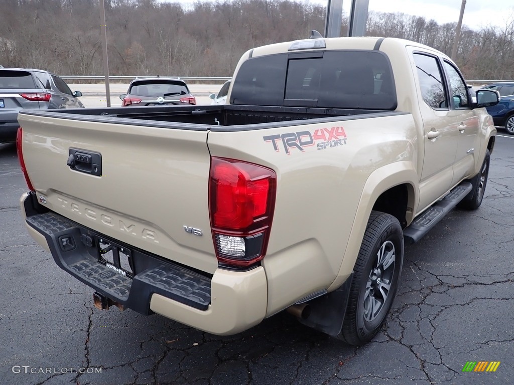 2019 Tacoma TRD Sport Double Cab 4x4 - Quicksand / TRD Graphite photo #6