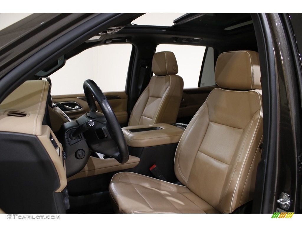 2021 Tahoe Premier 4WD - Graywood Metallic / Jet Black/Maple Sugar photo #5