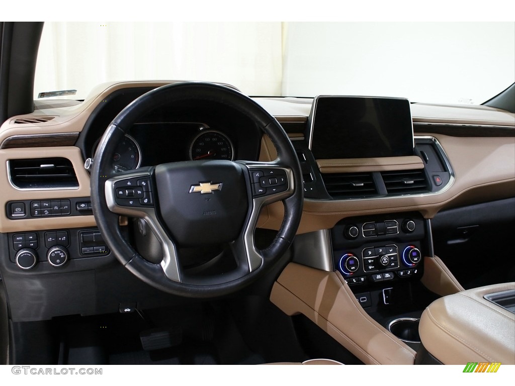 2021 Tahoe Premier 4WD - Graywood Metallic / Jet Black/Maple Sugar photo #7